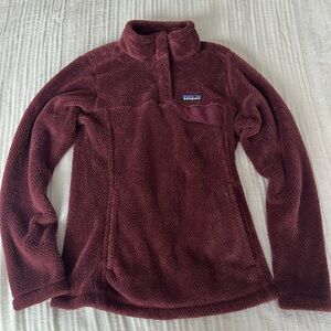 Patagonia Maroon Fleece Jacket